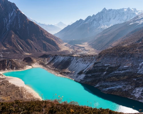 Birendra Lake On Manaslu Trail