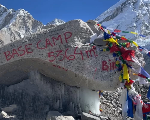 Everest Base Camp Stone
