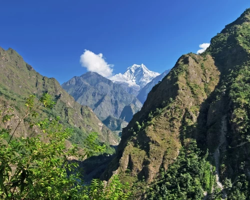 Landscape View Of Manaslu Circuit Trek