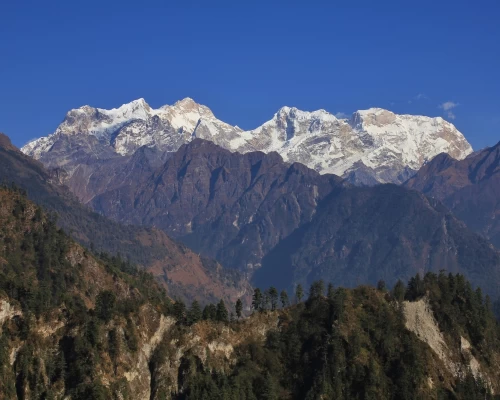 View Of Manaslu Range During Circuit